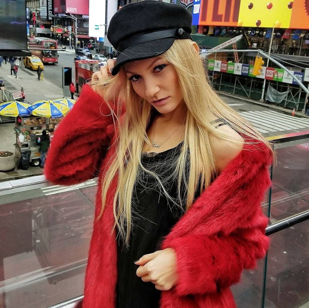 Red Faux Fur Jacket